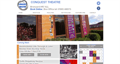 Desktop Screenshot of conquest-theatre.co.uk